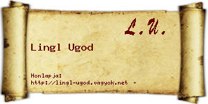 Lingl Ugod névjegykártya